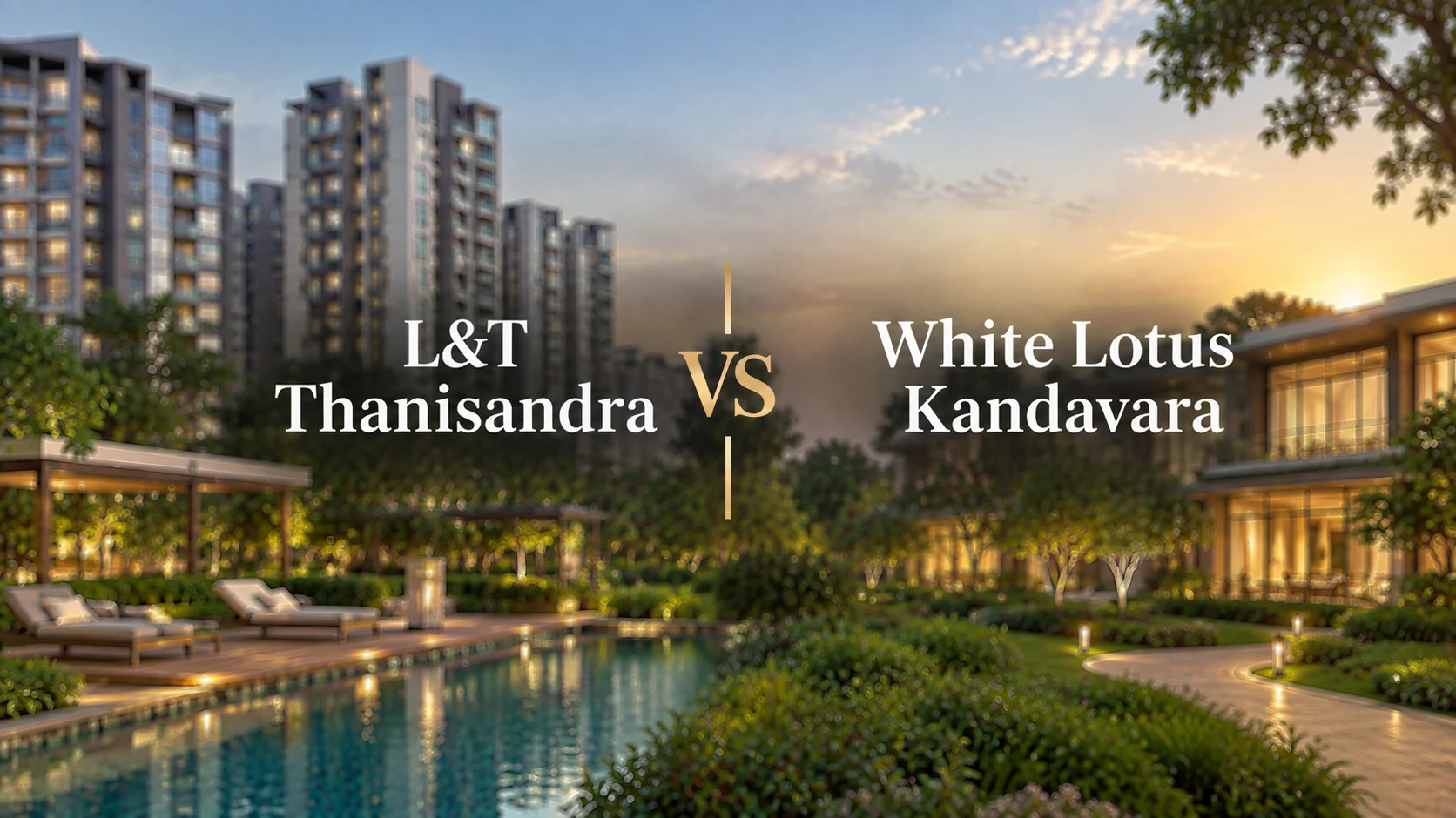 L&T Thanisandra vs White Lotus Kandavara
