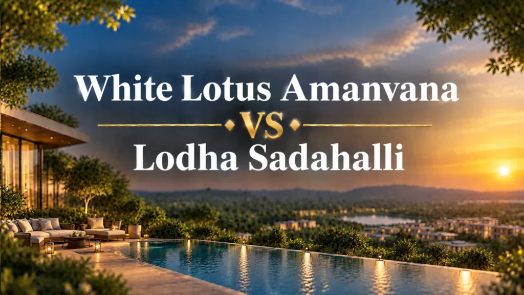 White Lotus Amanvana vs Lodha Sadahalli